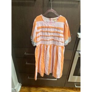 Pink chicken amber dress girls size 12